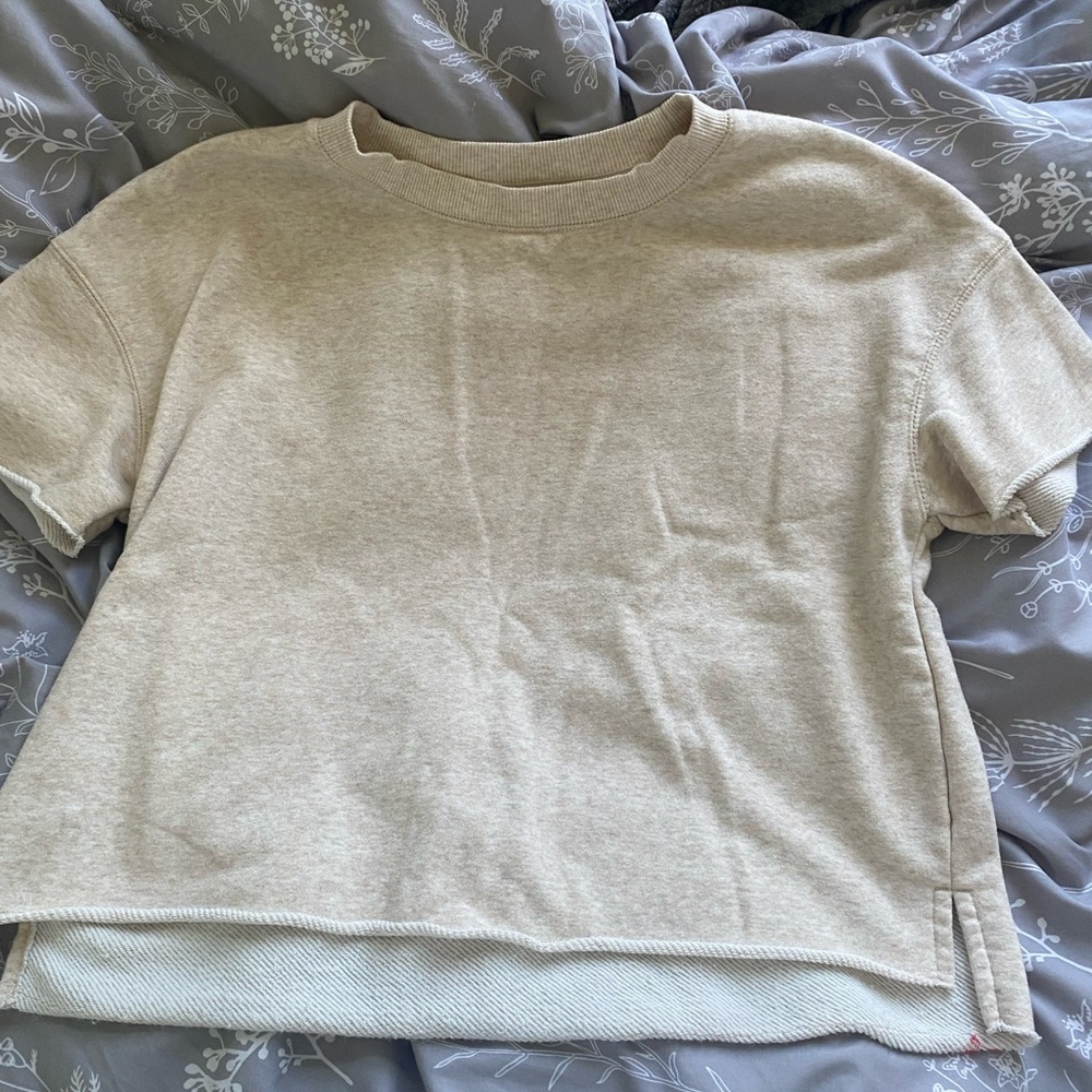 Beige Pajama Short Set